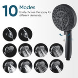 MineralStream Luxe 10 Mode High Pressure Shower Head (Filtered)