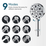 MineralStream Luxe 9 Mode High Pressure Showerhead (Filtered)